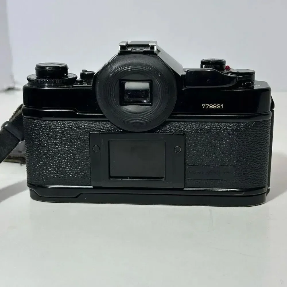 Vintage Canon A-1 Black 35 mm SLR with Strap/ Body Only